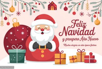 Feliz Navidad y Prospero Año Nuevo Mensajes Cortos para saludar