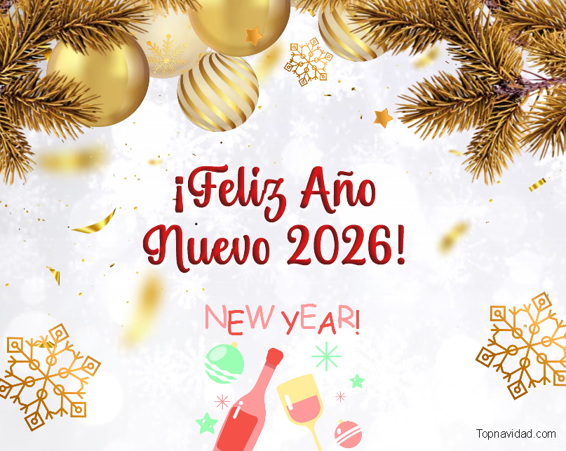 Imágenes para Felicitar Año Nuevo 2026