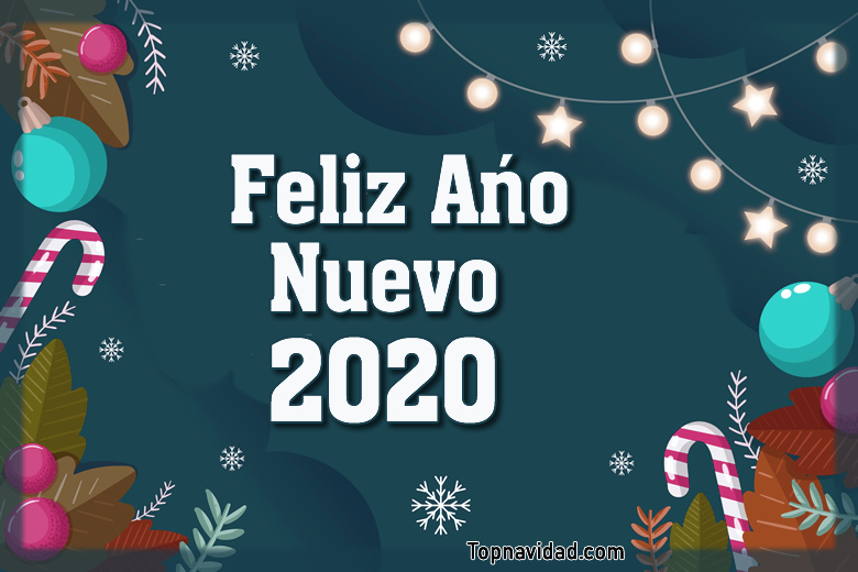 Postales para Felicitar Año Nuevo 2020