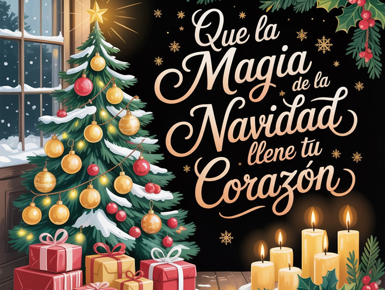 Que la magia de la Navidad llene tu corazón