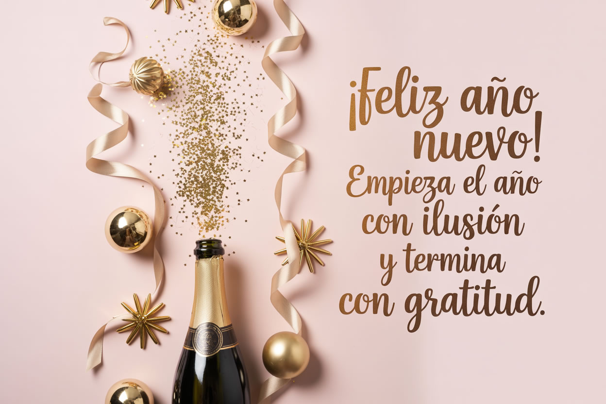 Tarjetas Postales de Feliz Año Nuevo 2026 para Compartir