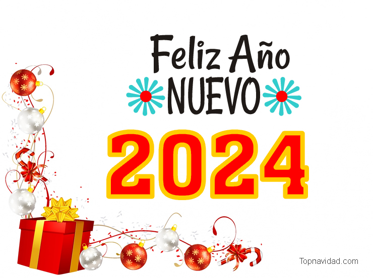 Felicitaciones para Año Nuevo 2024