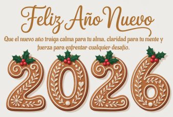 Feliz Año NUEVO 2026 Mensajes Bonitos para Saludar y Felicitar