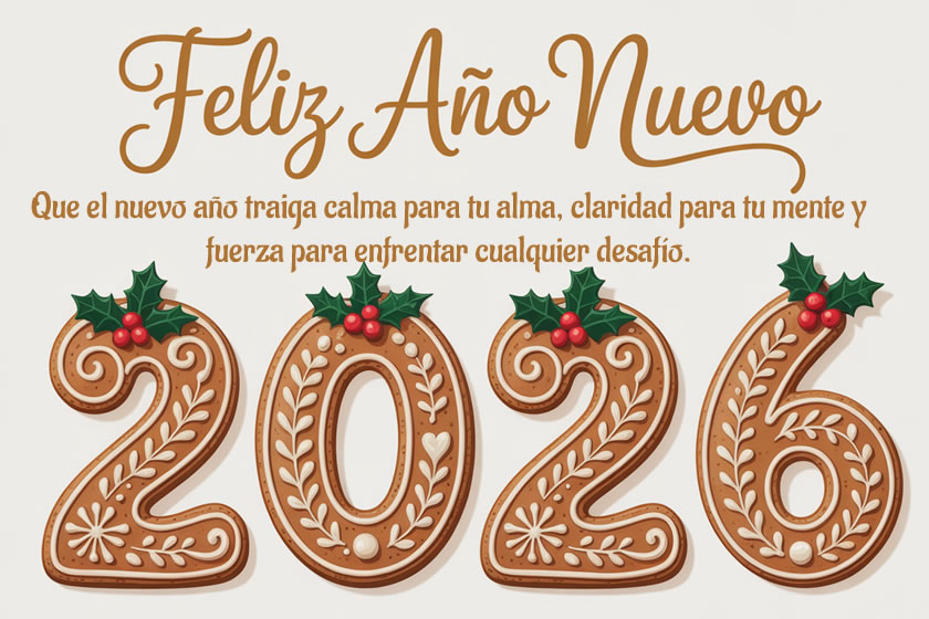 Feliz Año NUEVO 2026 Mensajes Bonitos para Saludar y Felicitar