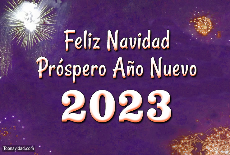 Feliz Navidad y Prospero Año Nuevo 2023