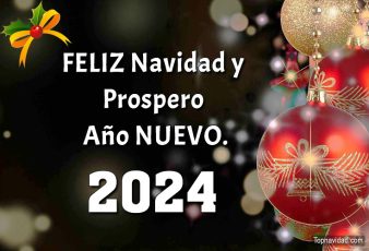Feliz Navidad y Prospero Año Nuevo 2024