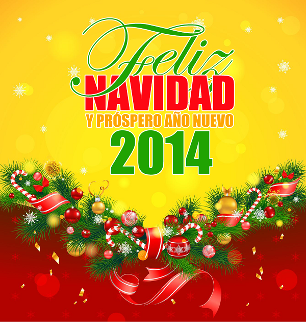 Feliz Navidad y Prospero Año Nuevo 2014