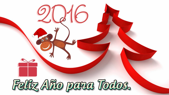 Tarjetas para felicitar en Navidad y Año Nuevo 2016