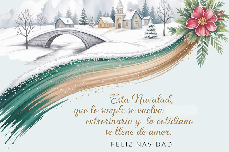 Frases para felicitar la Navidad cortos y bonitos