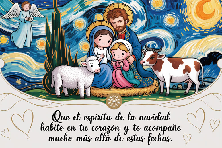 Imágenes con Frases de Felicitaciones de Navidad para Saludar