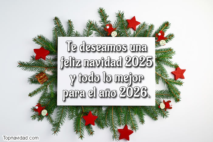 Imagenes de Feliz Navidad y Feliz Año nuevo 2026