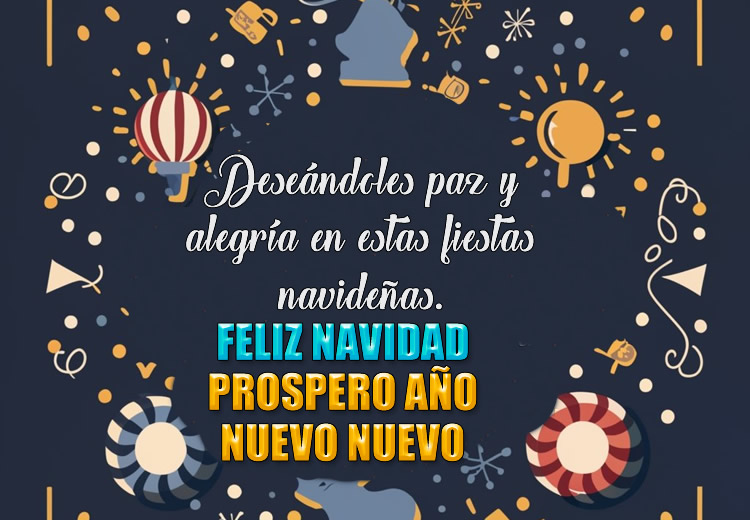 Imágenes de feliz navidad y prospero año nuevo 2025