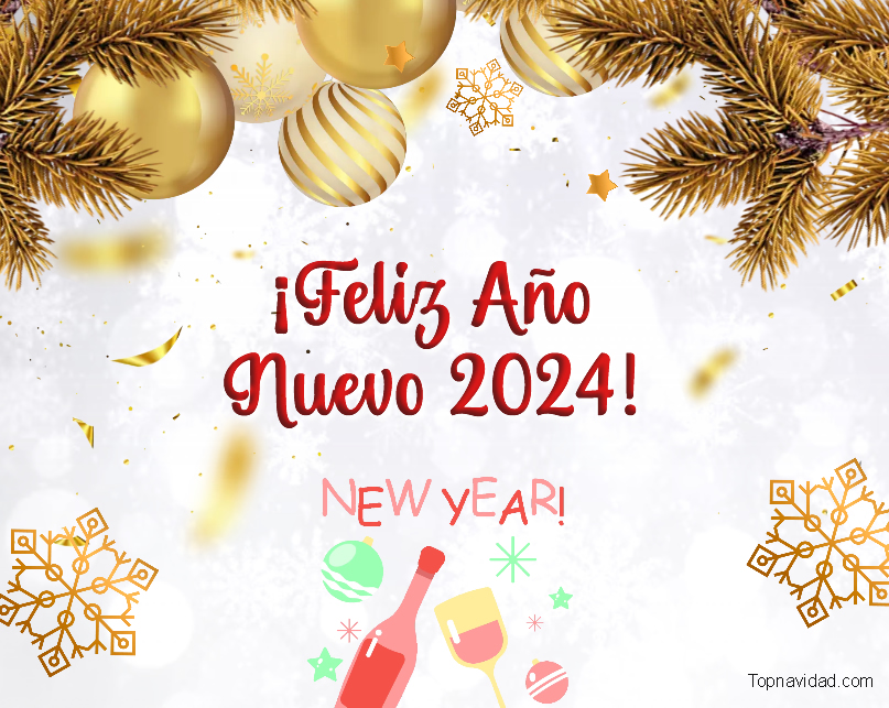 Imágenes para Felicitar Año Nuevo 2024