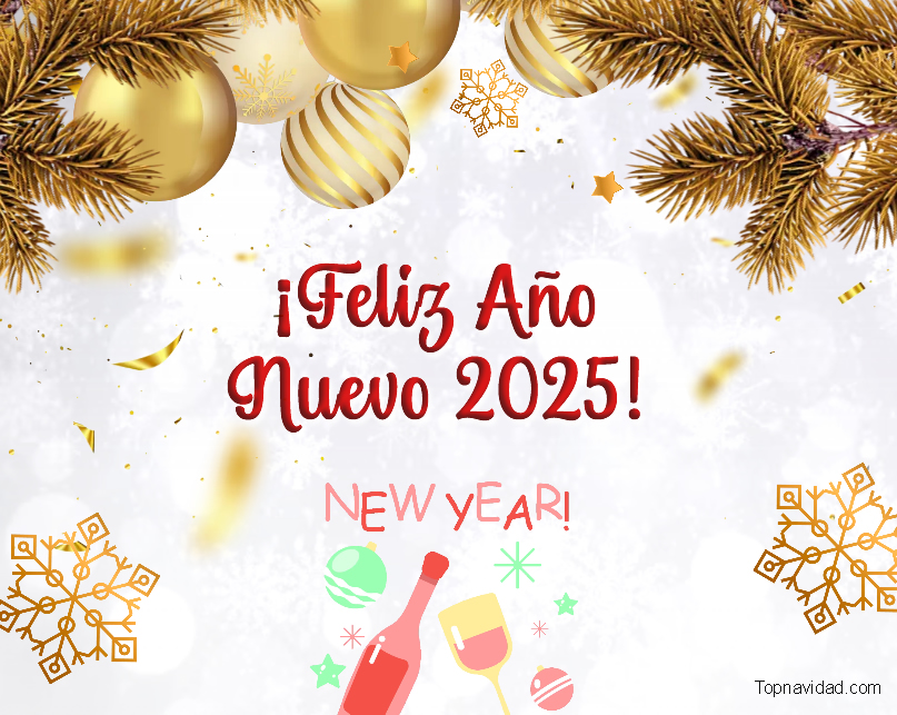 Imágenes para Felicitar Año Nuevo 2025