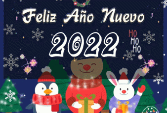 Imágenes y Frases de Feliz Año Nuevo 2022 Animado