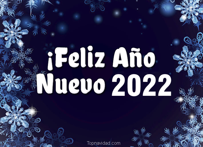 Tarjetas Virtuales de Feliz Año Nuevo 2022 para compartir
