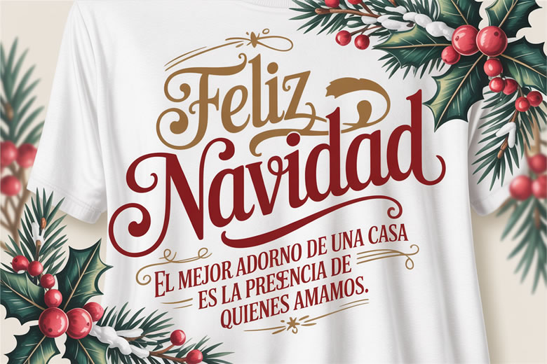 Tarjetas de Feliz Navidad y Prospero Año Nuevo para la Familia